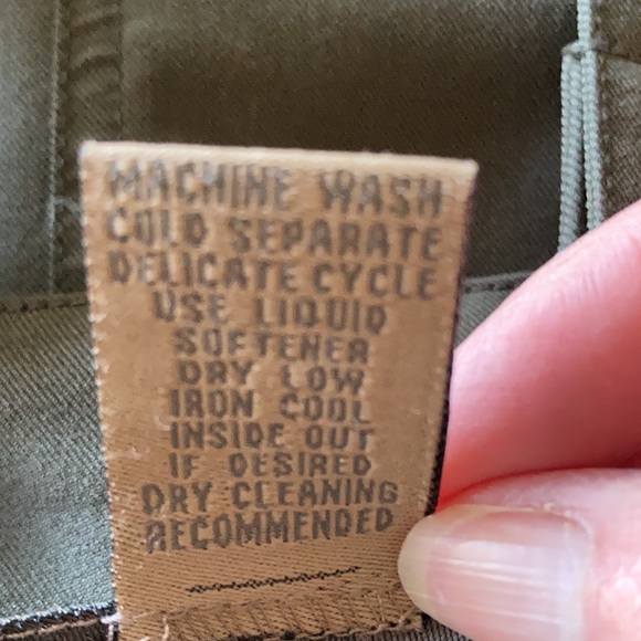 EUC Vintage Olive Green Overall Maxi Dress 90’s Lagenlook Size S - Picture 9 of 12